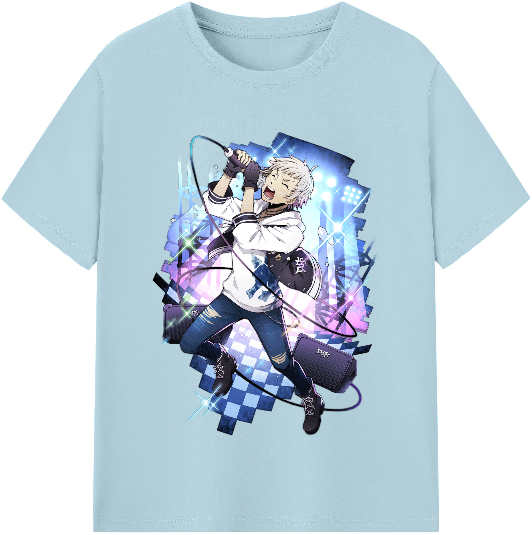 （画像用） 文豪ストレイドッグス Bungo Stray Dogs 綿100％半袖Tシャツ（フロントプリント）